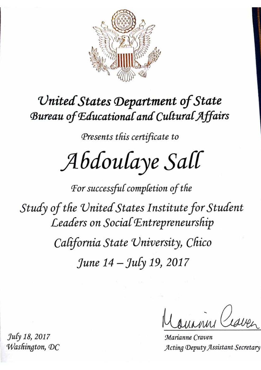 Study of the U.S. Institute